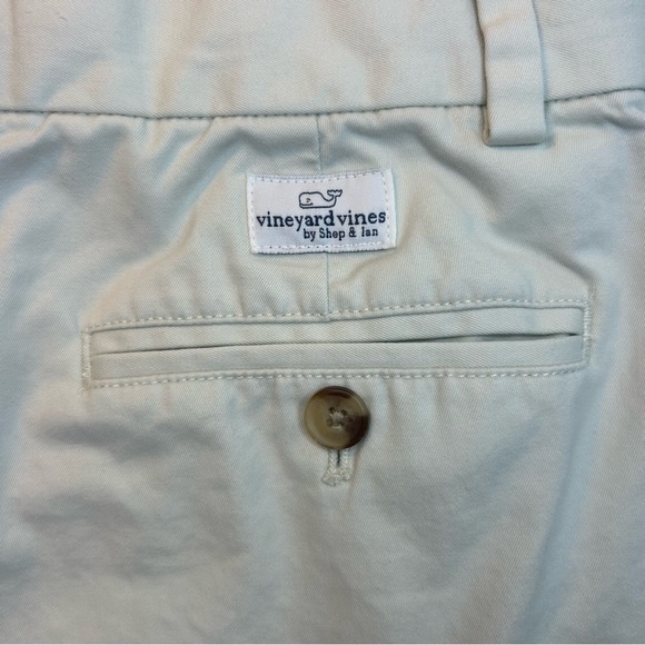 Vineyard Vines by Shep & Ian Khaki Pants | Size 14 | Embroidered Whale Logo - Picture 10 of 11